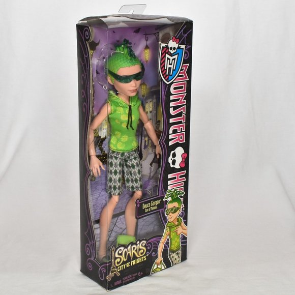 Monster High Deuce Gorgon Scaris City Of Frights Son Of Medusa NIB - Picture 1 of 8